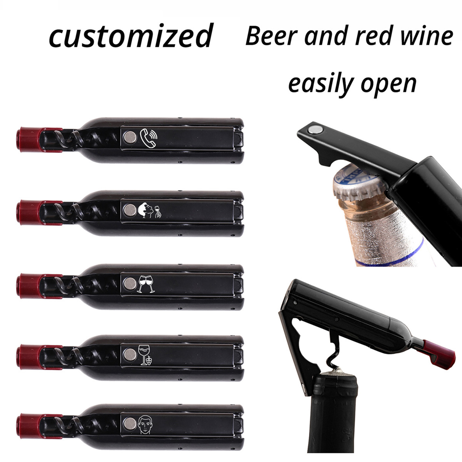 Bottle Shape Custom Text Wine  - Wine In Beer Name review and price