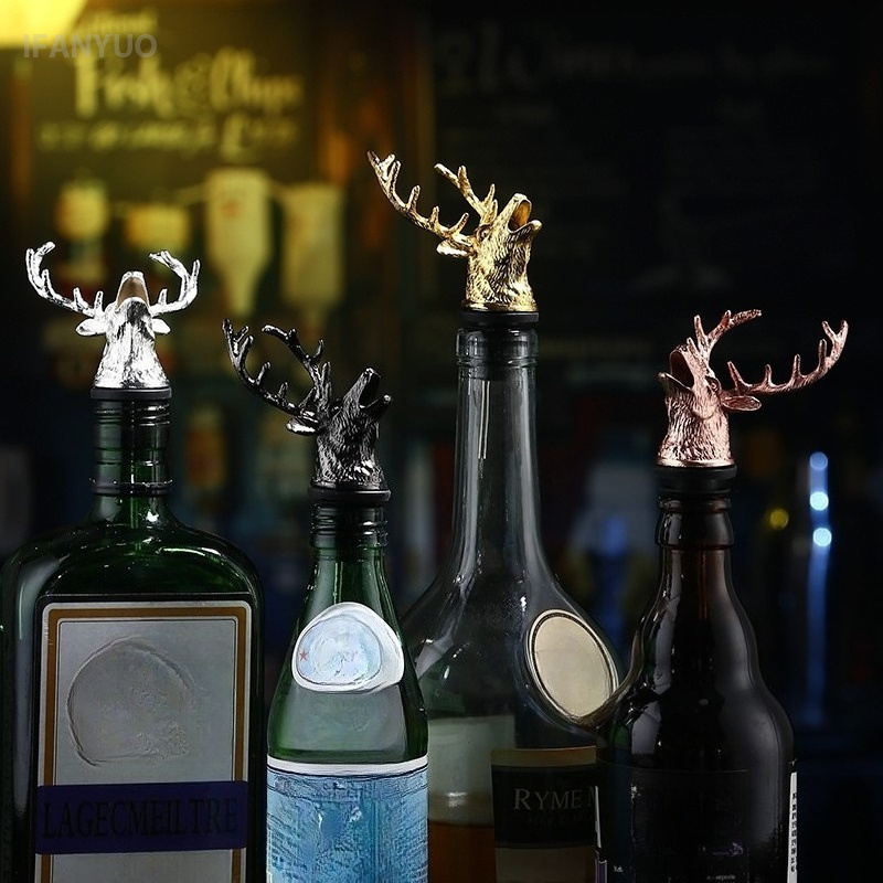 Zinc Alloy Deer Head Wine Pour - Wine Beer Liquor review and price