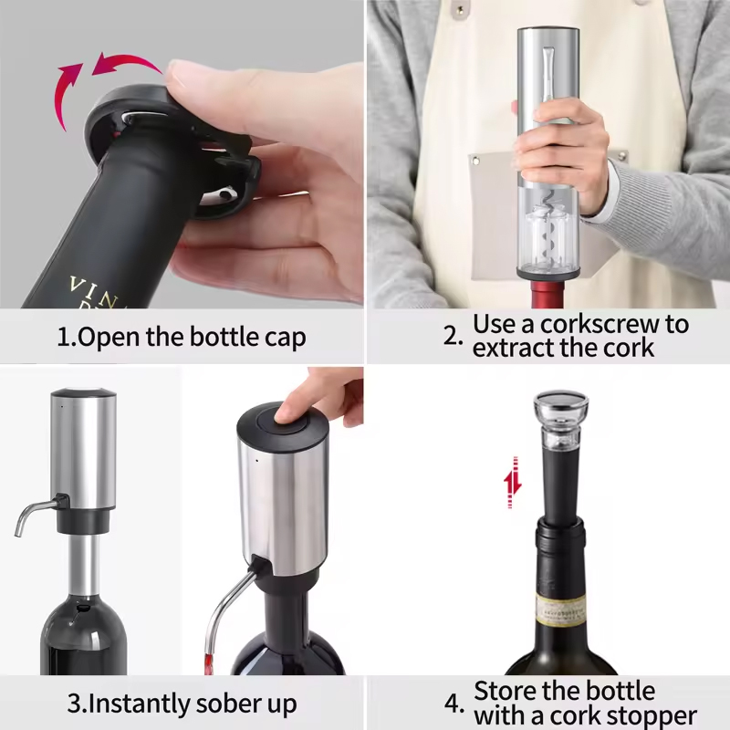 4-in-1 Rechargeable Electric W - Wine Opener Electric review and price