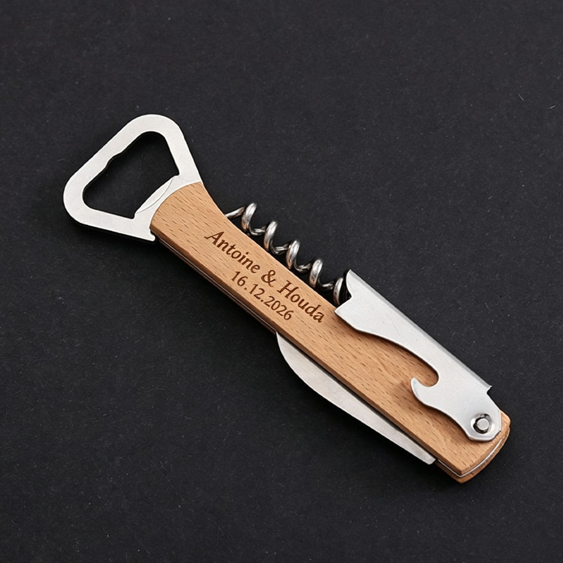 20pcs Personalized Engraved Wo - Wine In Beer Name review and price