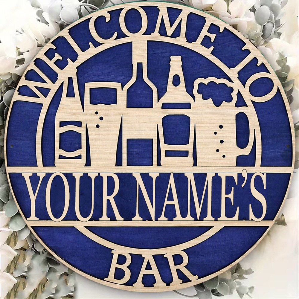 [2D Flat] 1pc Custom Name Holl - Wine In Beer Name review and price