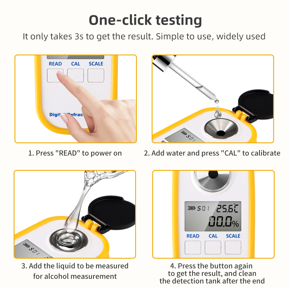 Digital Alcohol Refractometer  - Wine Beer Liquor review and price