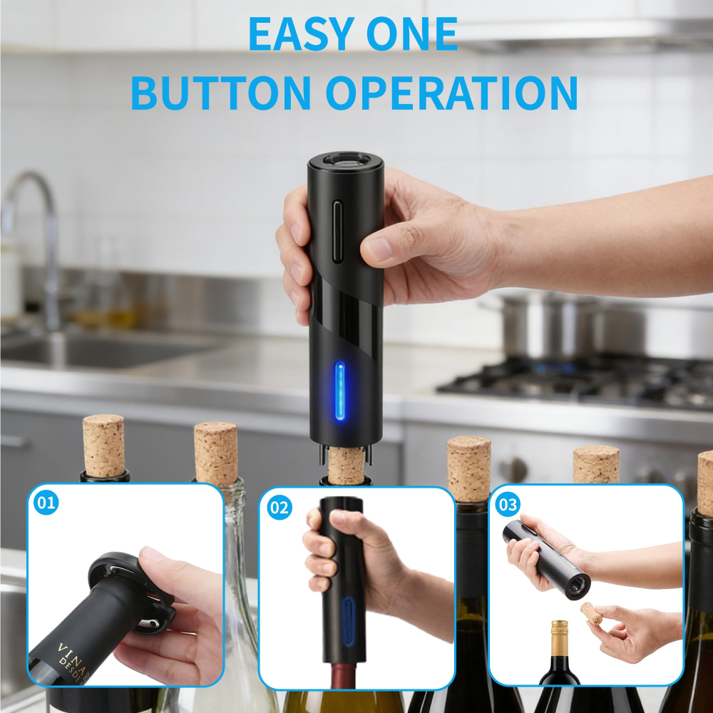 2/4 in1 Electric Wine Bottle O - Wine Opener Electric review and price