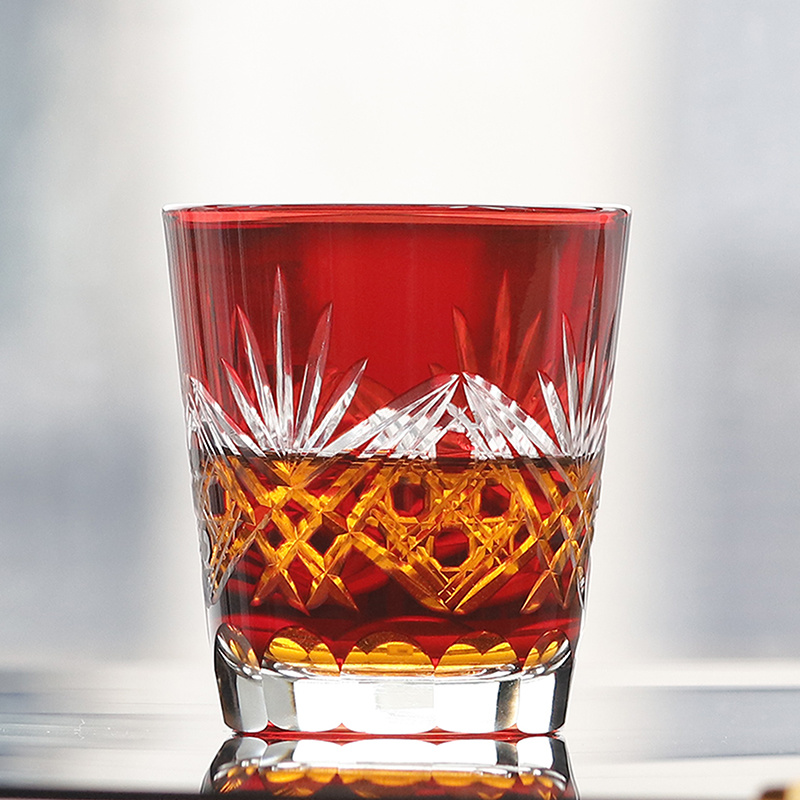 Red Edo Crystal Whisky Glass J - Wine Beer Liquor review and price