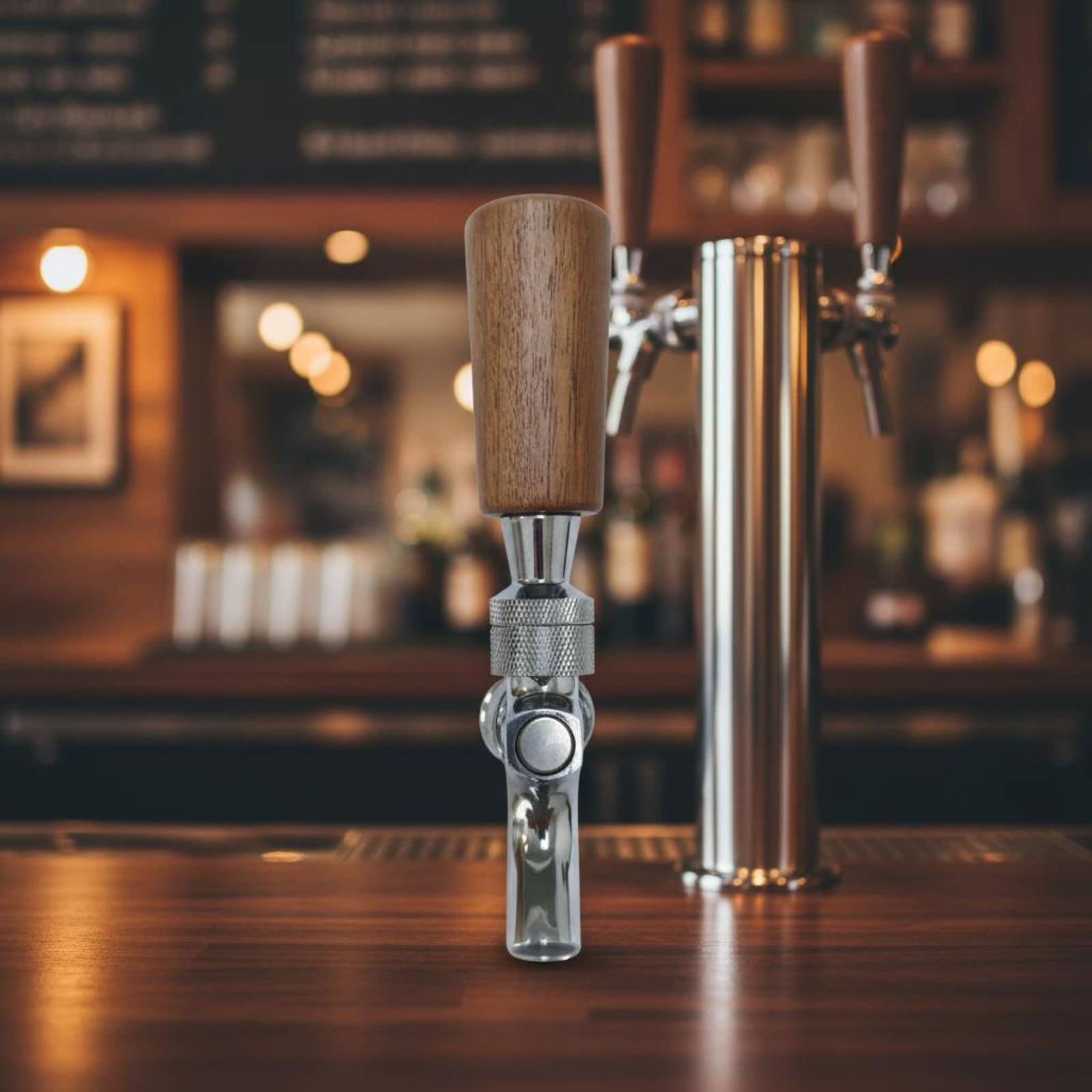 Short Wooden Beer Handle Solid - Wine In Beer review and price