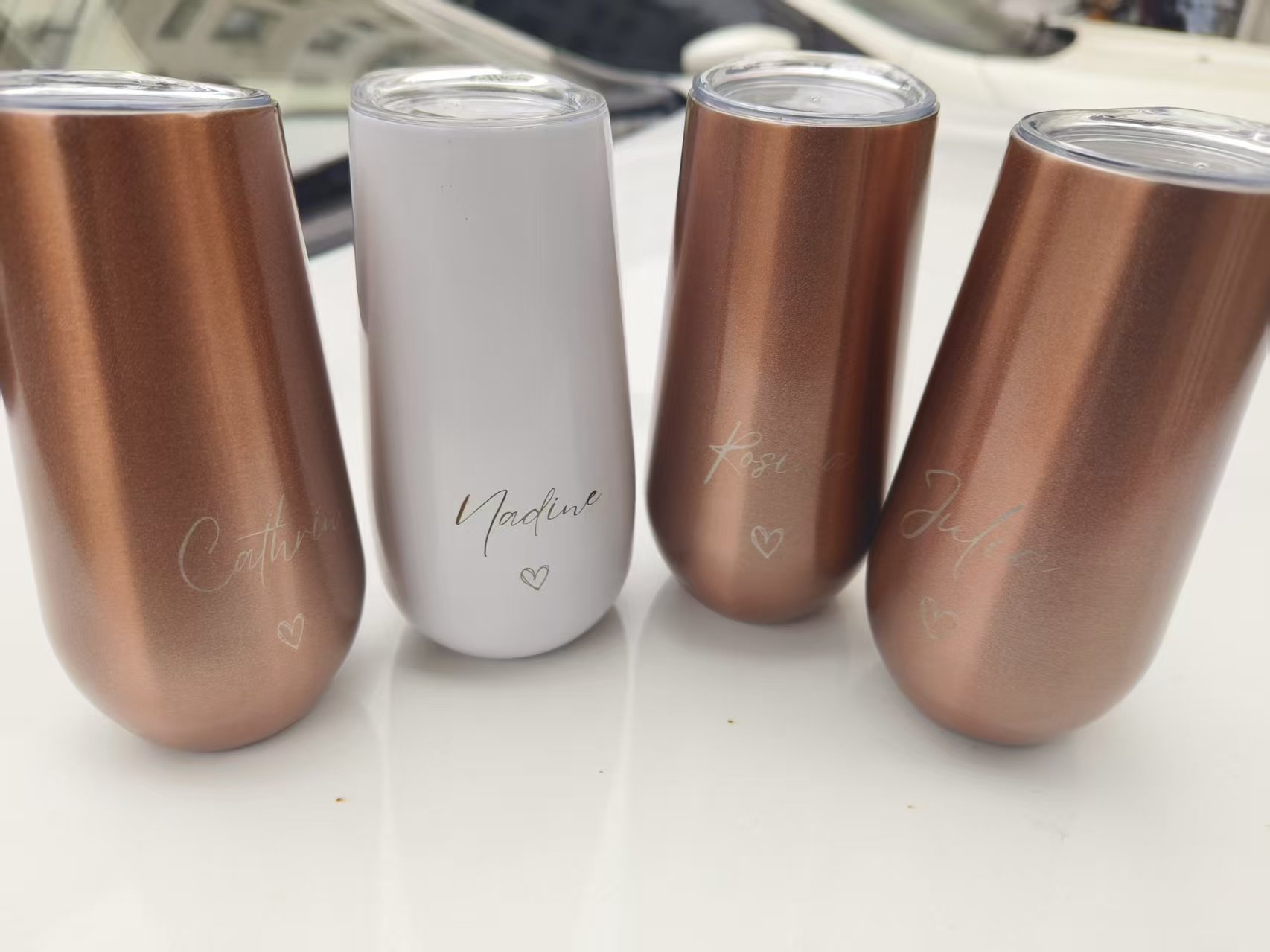 custom wedding name 6oz Stainl - Wine In Beer Name review and price