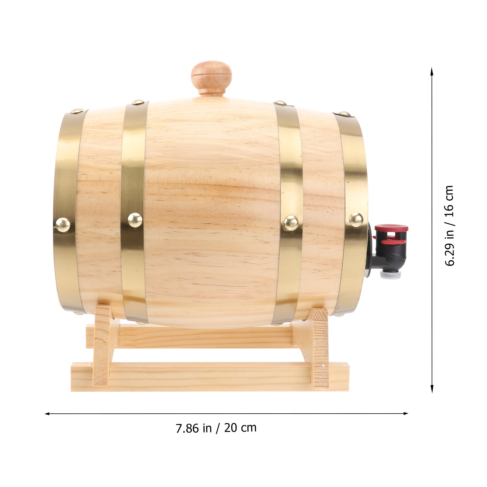 1Pcs Handcrafted Oak Wine Barr - Wine Beer The Whiskey review and price