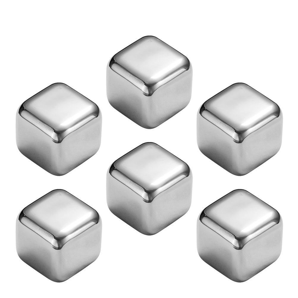 6Pcs Stainless Steel Wine Rock - Wine Beer The Whiskey review and price